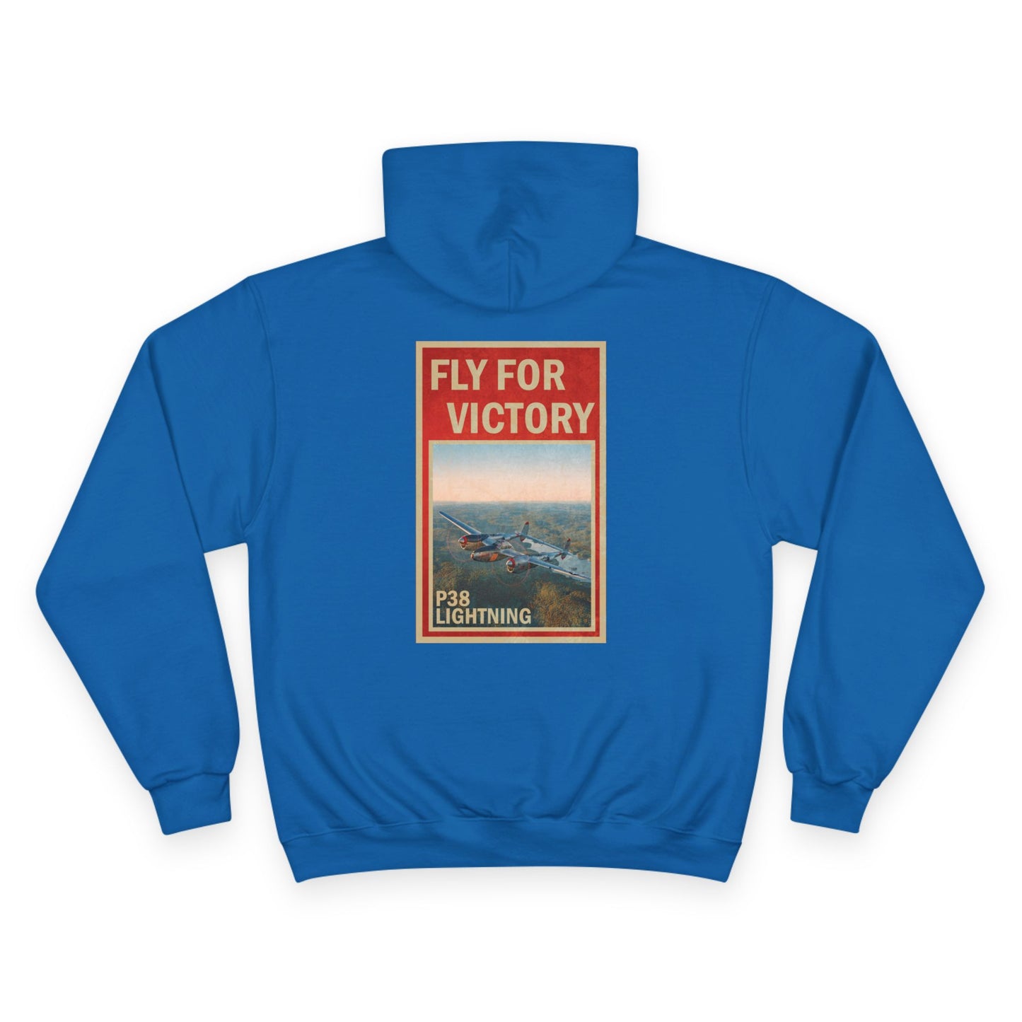 Fly for Victory P-38 Lightning Champion Hoodie