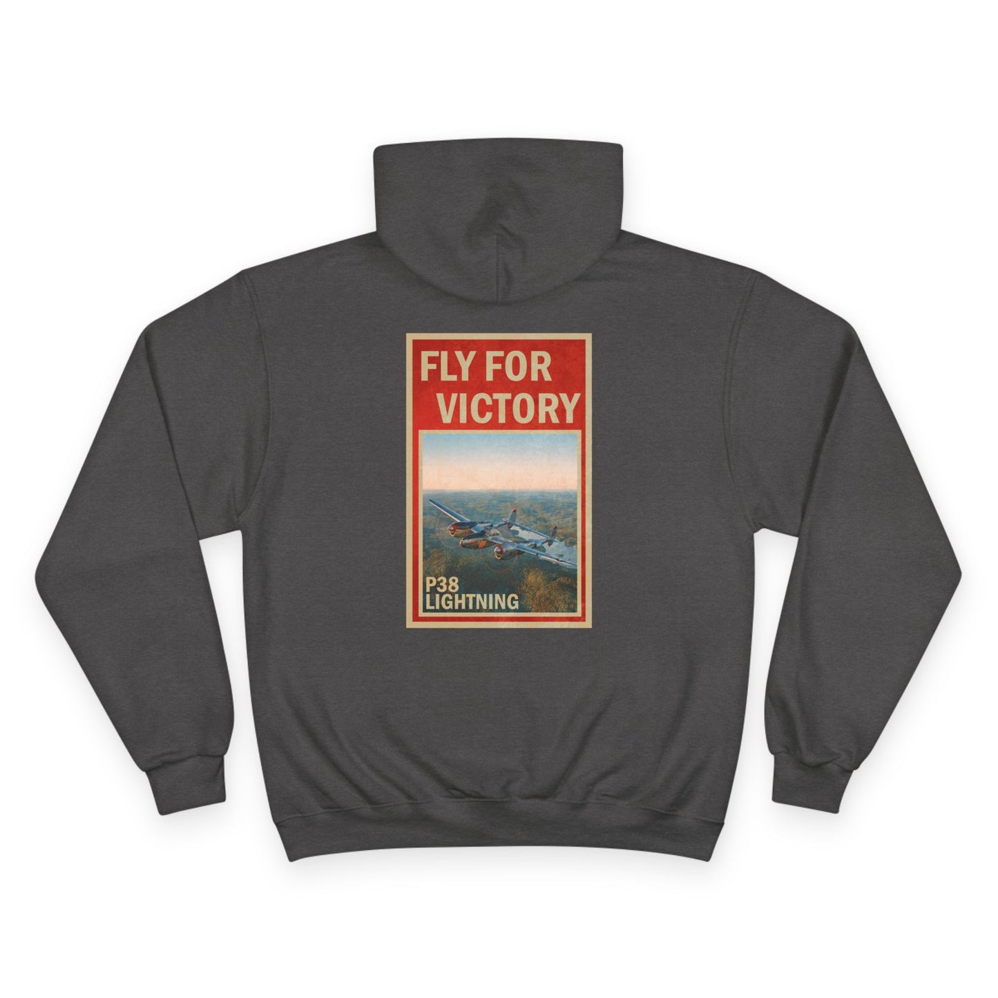 Fly for Victory P-38 Lightning Champion Hoodie