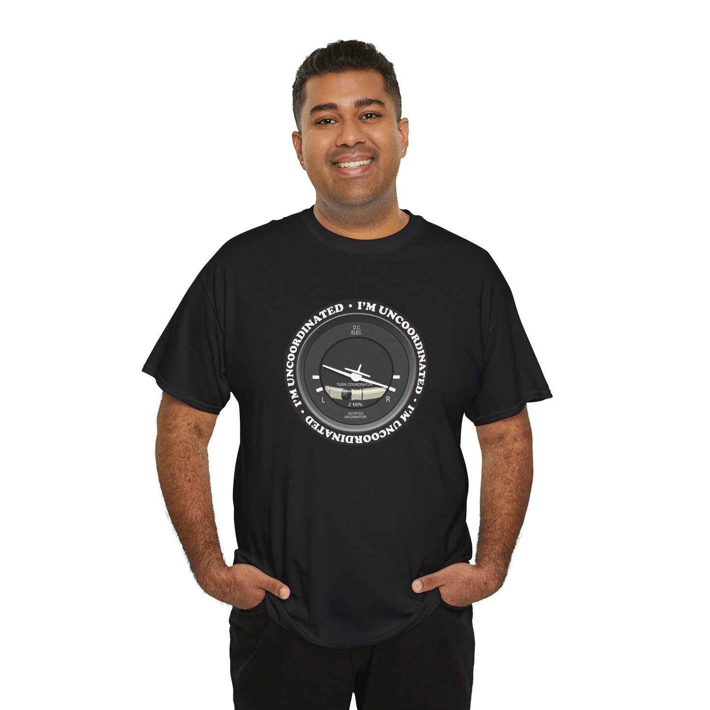 "I'm Uncoordinated" Turn Coordinated Heavy Cotton Tee