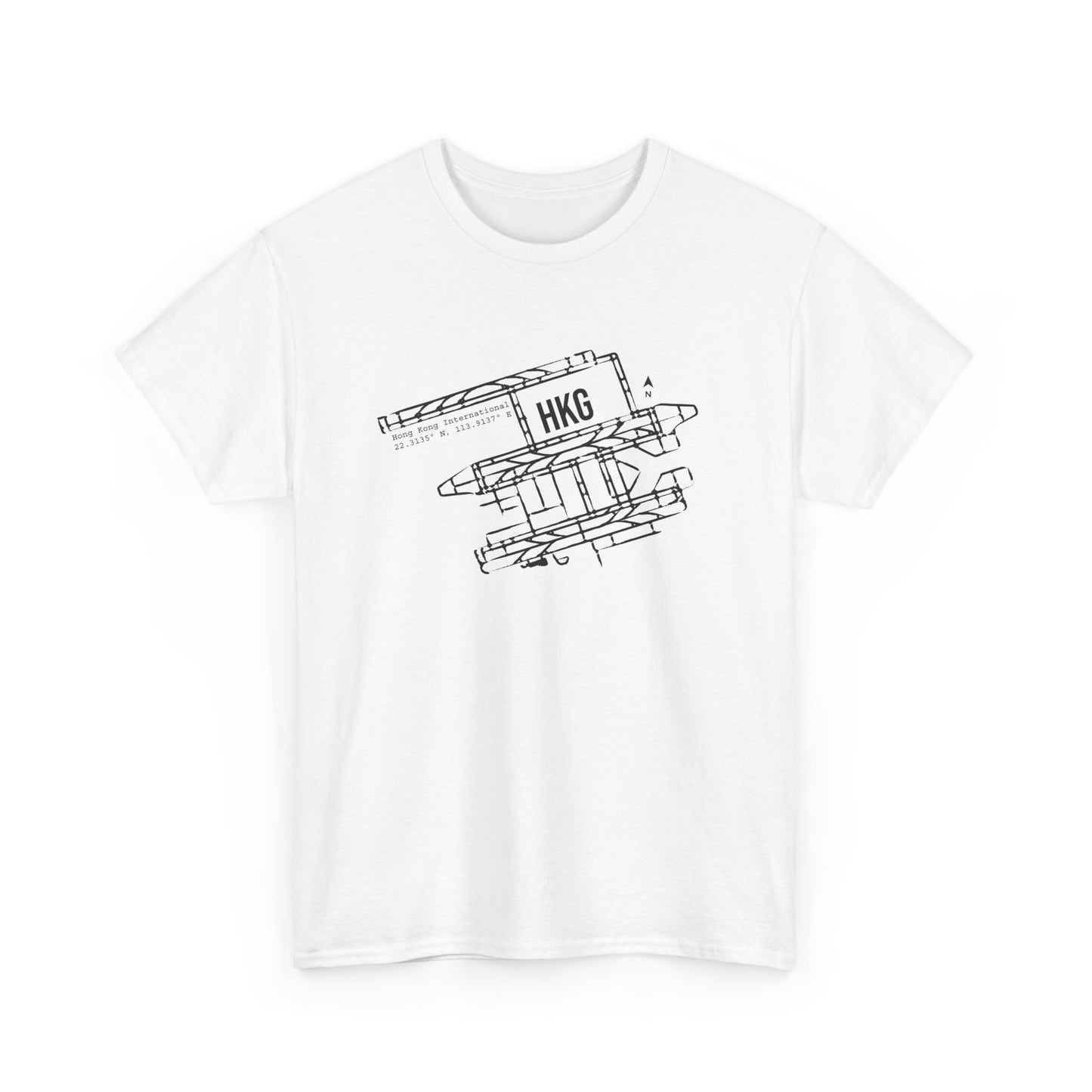 HKG Airport Heavy Cotton Tee