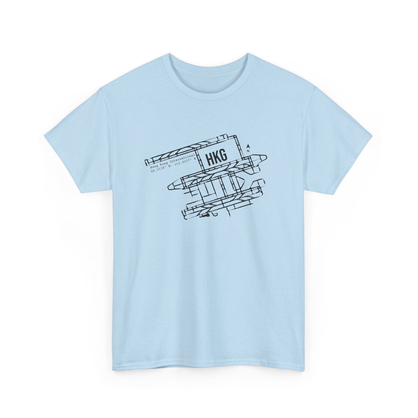 HKG Airport Heavy Cotton Tee