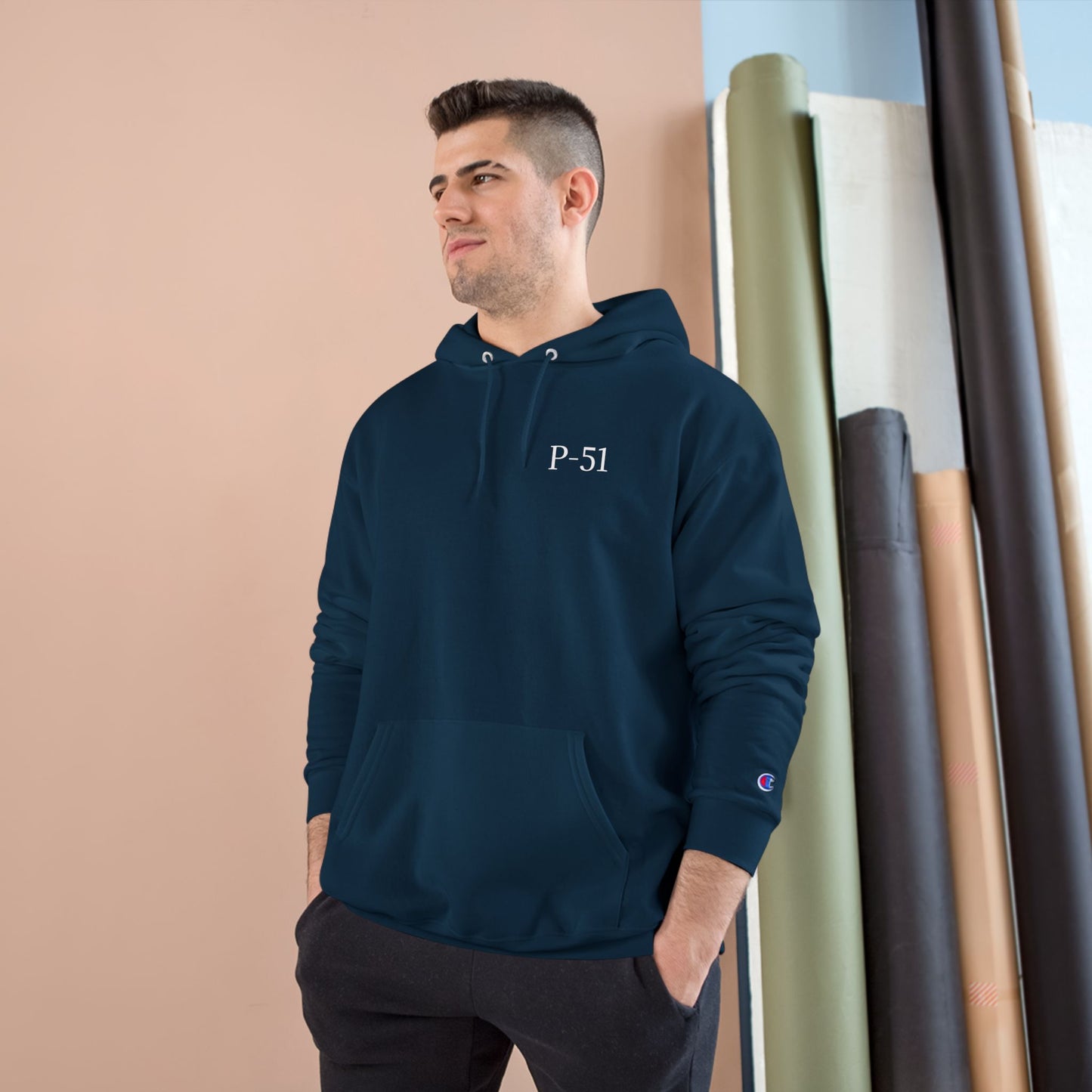 Fly for Victory Vintage P-51 Mustang Champion Hoodie