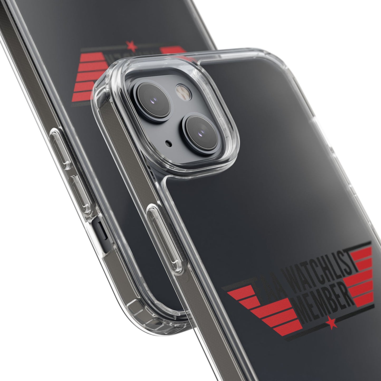 FAA Watchlist Member Clear Phone Case