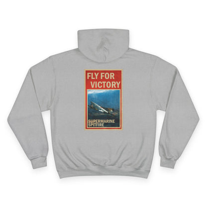 Fly for Victory Vintage Spitfire Champion Hoodie