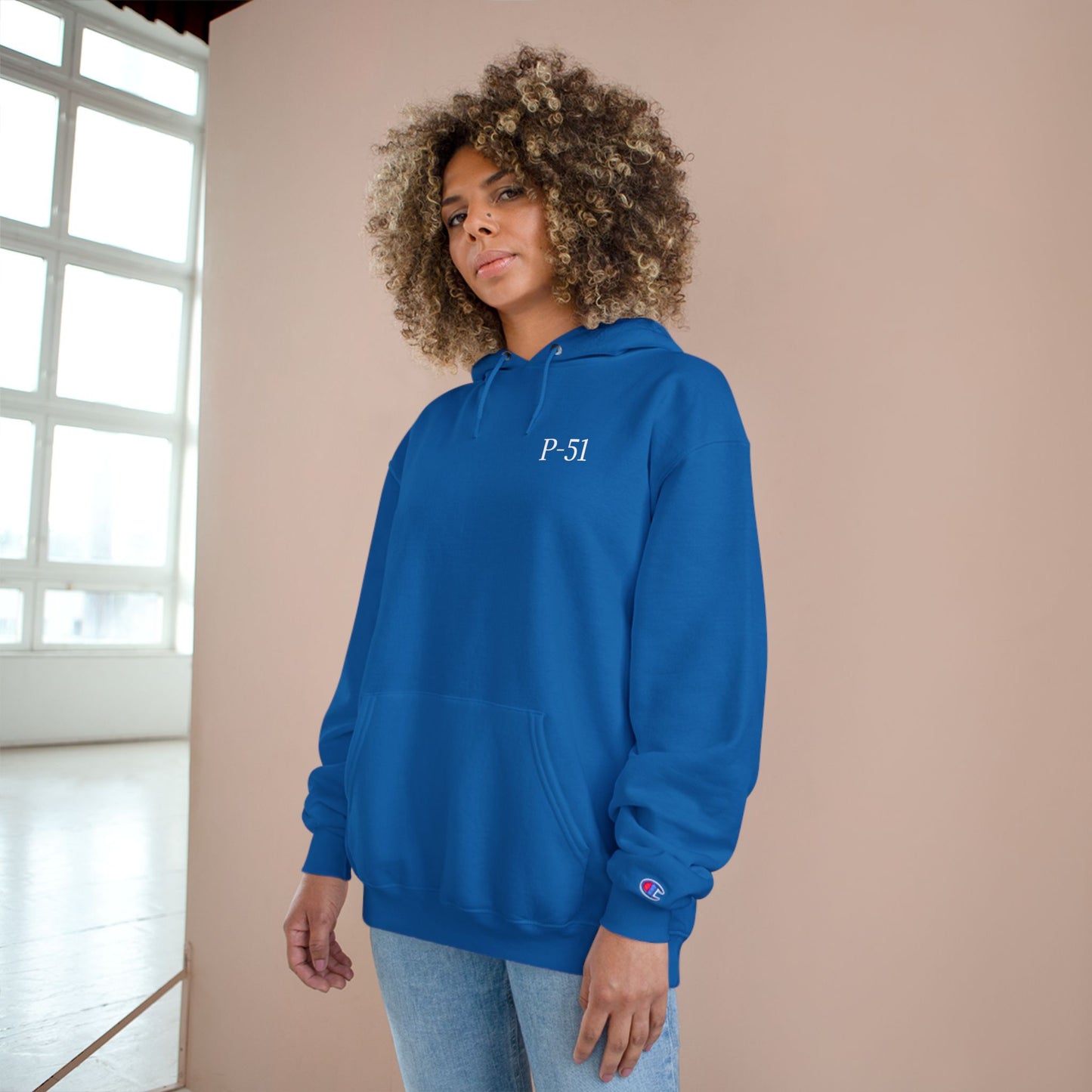 Fly for Victory Vintage P-51 Mustang Champion Hoodie