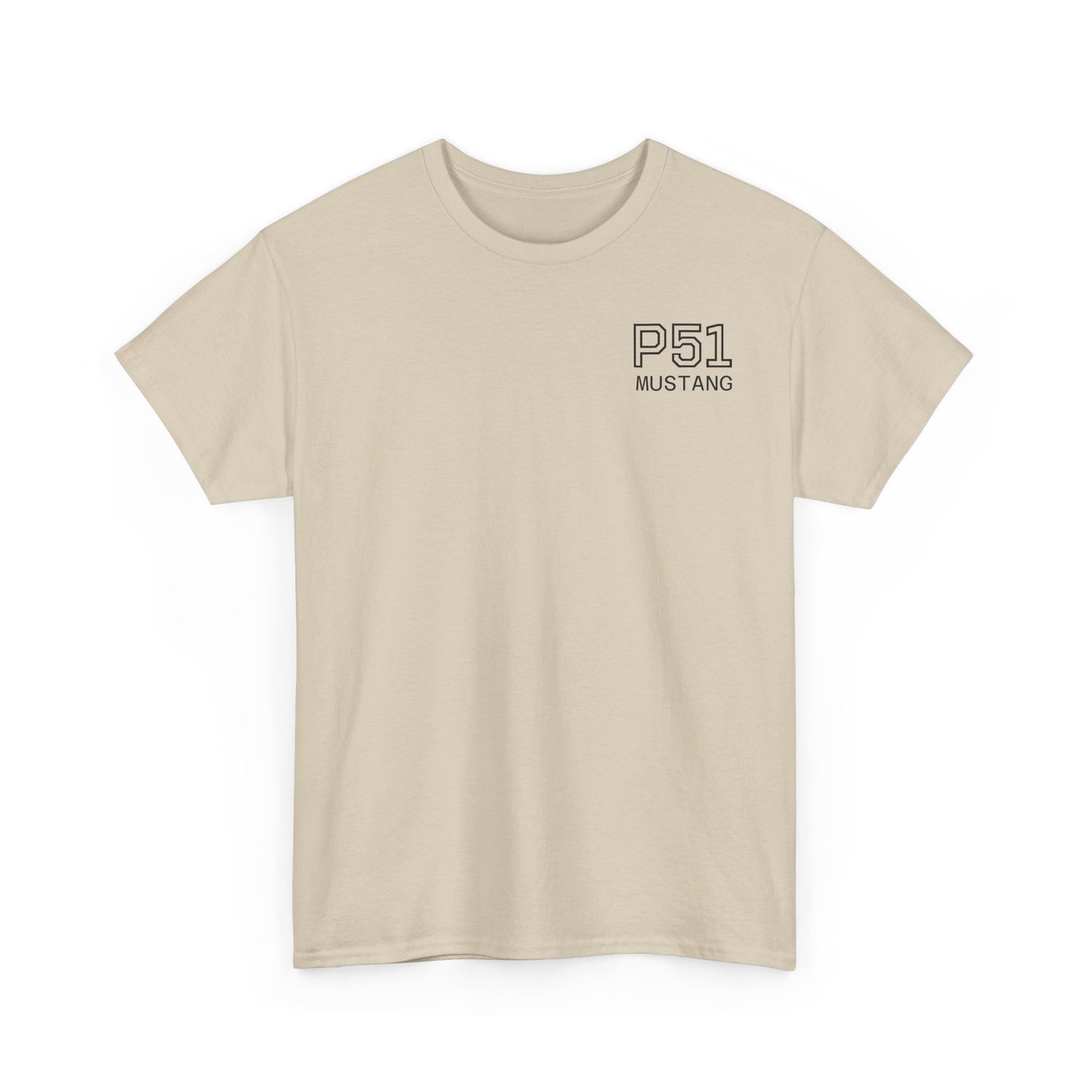 P-51 Mustang Heavy Cotton Tee