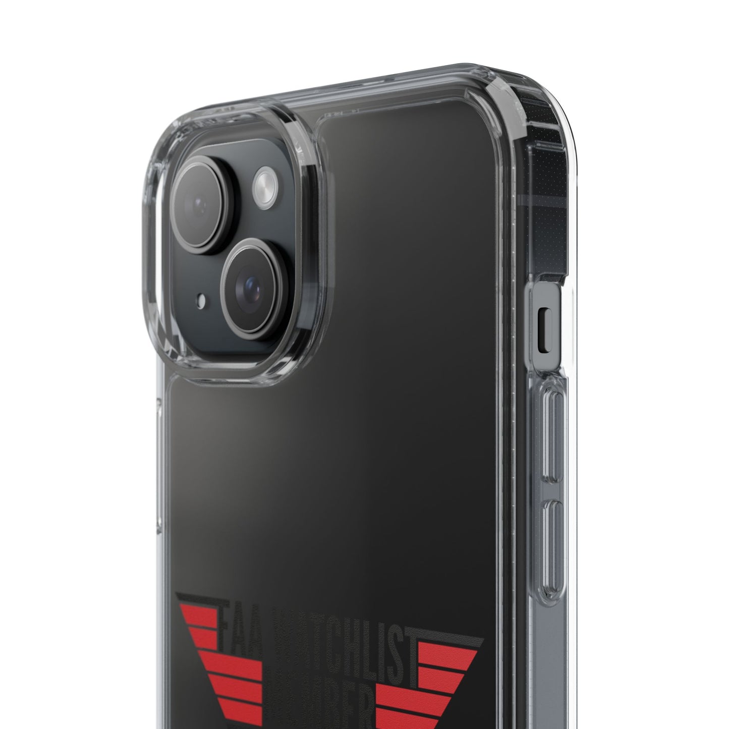 FAA Watchlist Member Clear Phone Case