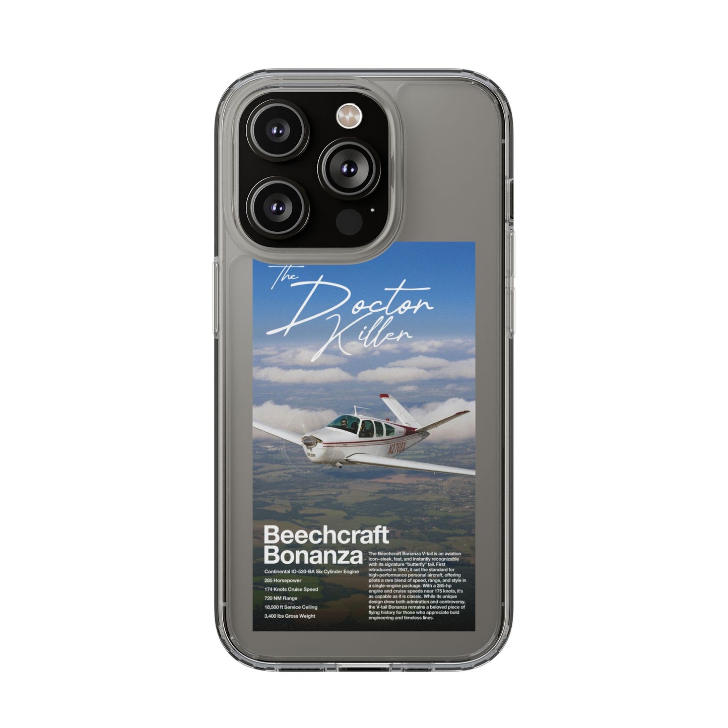 Doctor Killer Clear Phone Case
