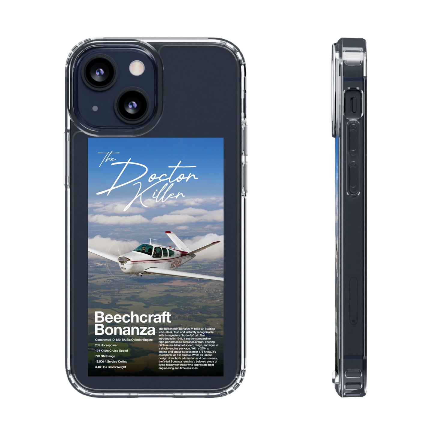 Doctor Killer Clear Phone Case