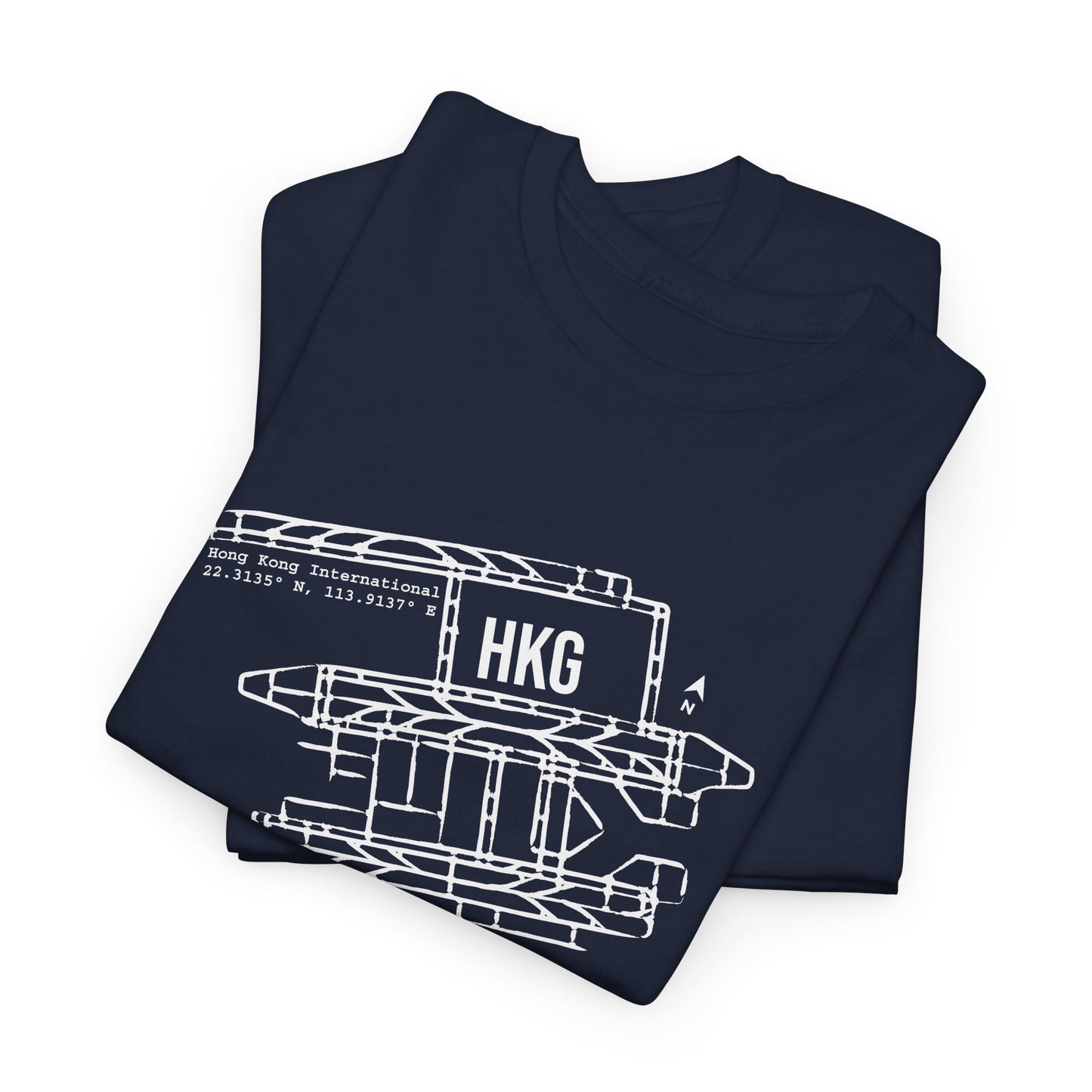 HKG Airport Heavy Cotton Tee