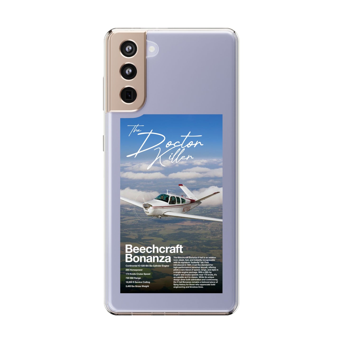 Doctor Killer Clear Phone Case