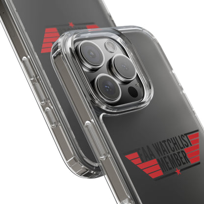 FAA Watchlist Member Clear Phone Case