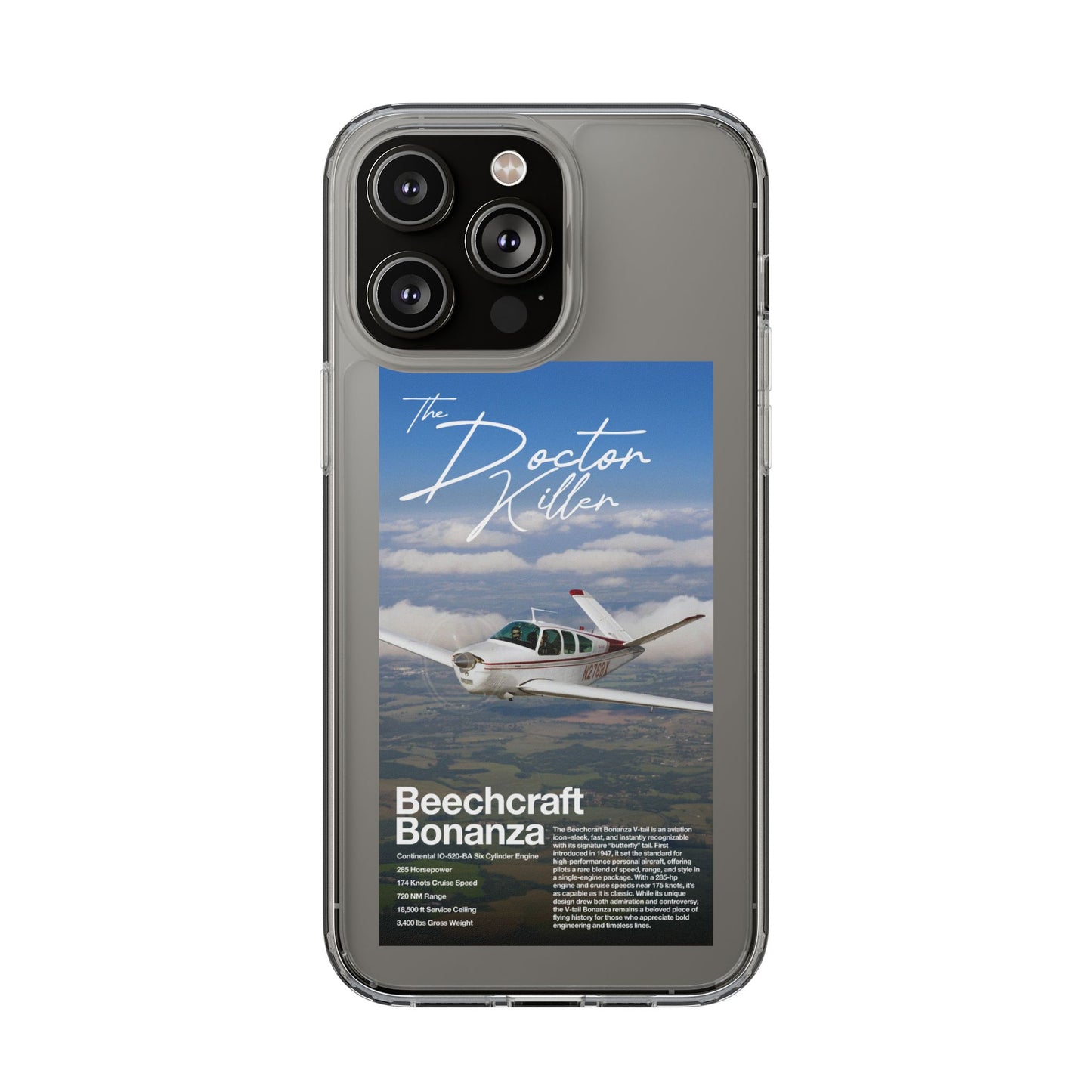 Doctor Killer Clear Phone Case