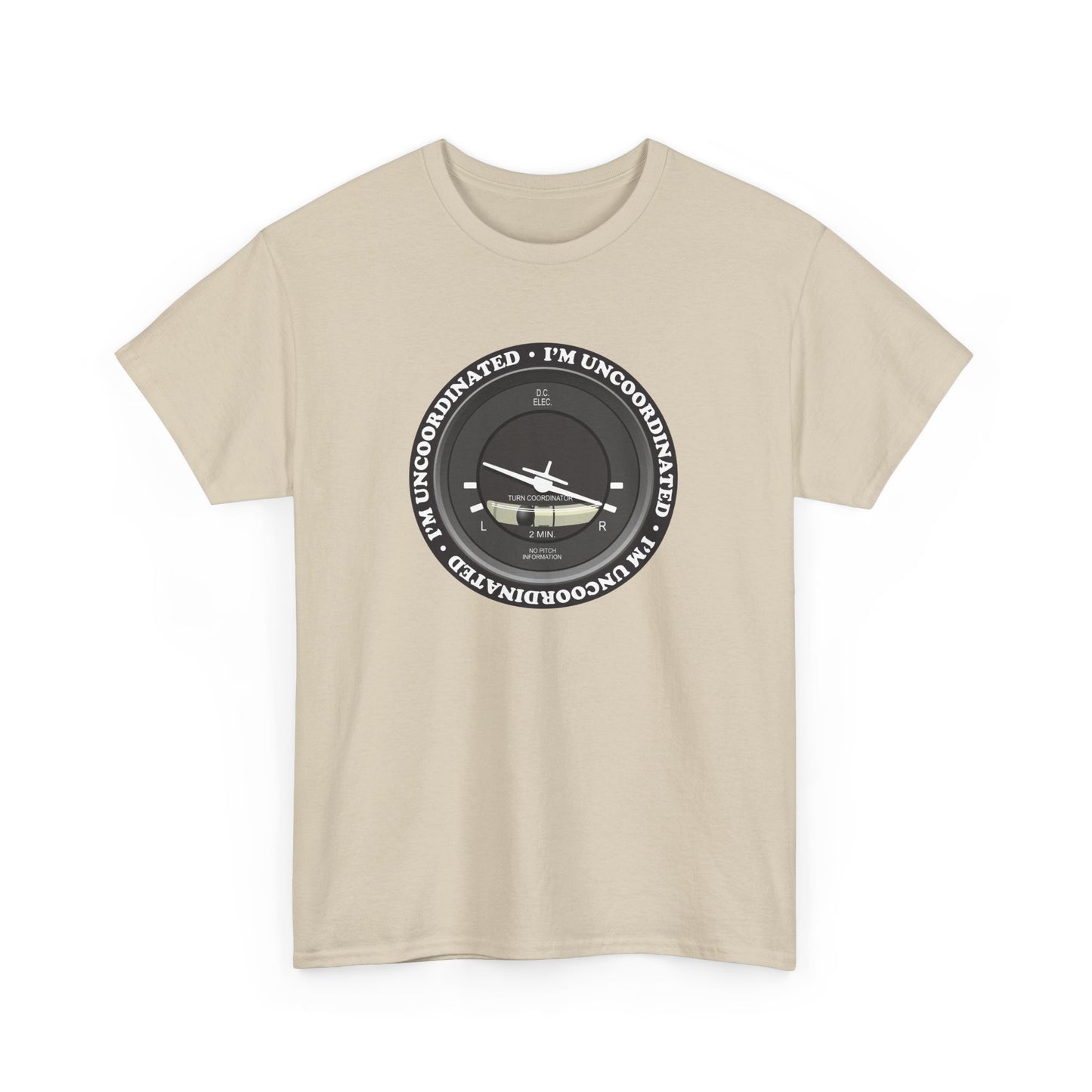 "I'm Uncoordinated" Turn Coordinated Heavy Cotton Tee