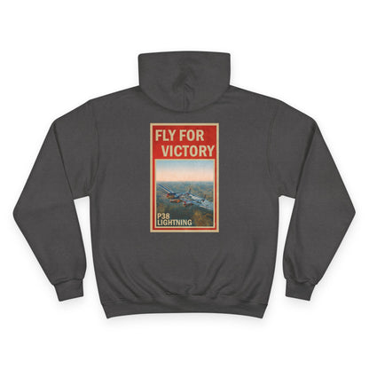 Fly for Victory P-38 Lightning Champion Hoodie