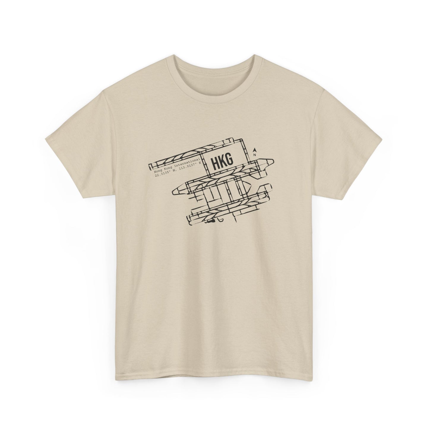 HKG Airport Heavy Cotton Tee