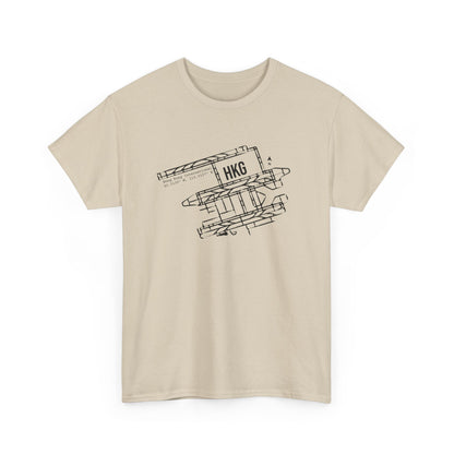 HKG Airport Heavy Cotton Tee