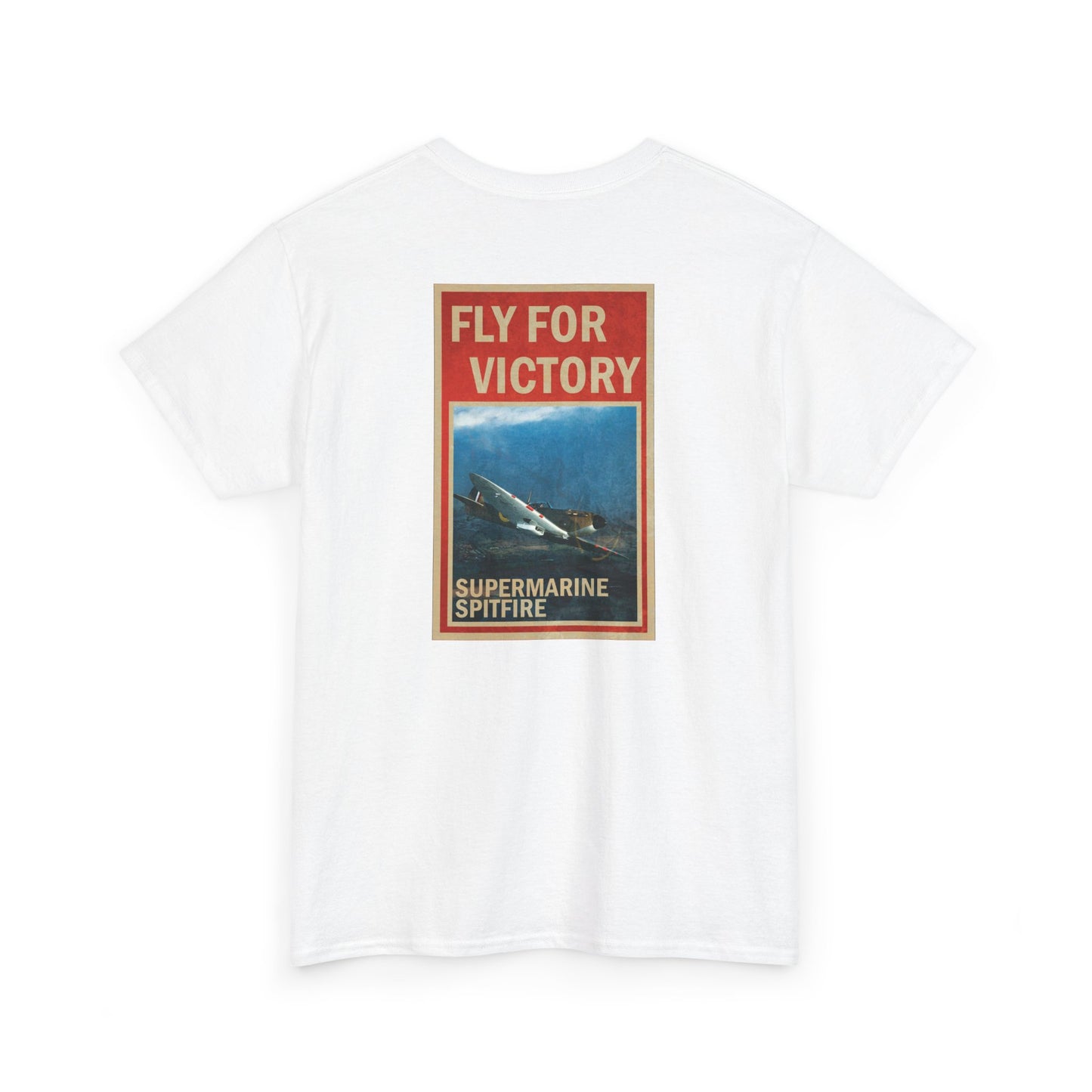 Supermarine Spitfire "Fly For Victory" Heavy Cotton Tee