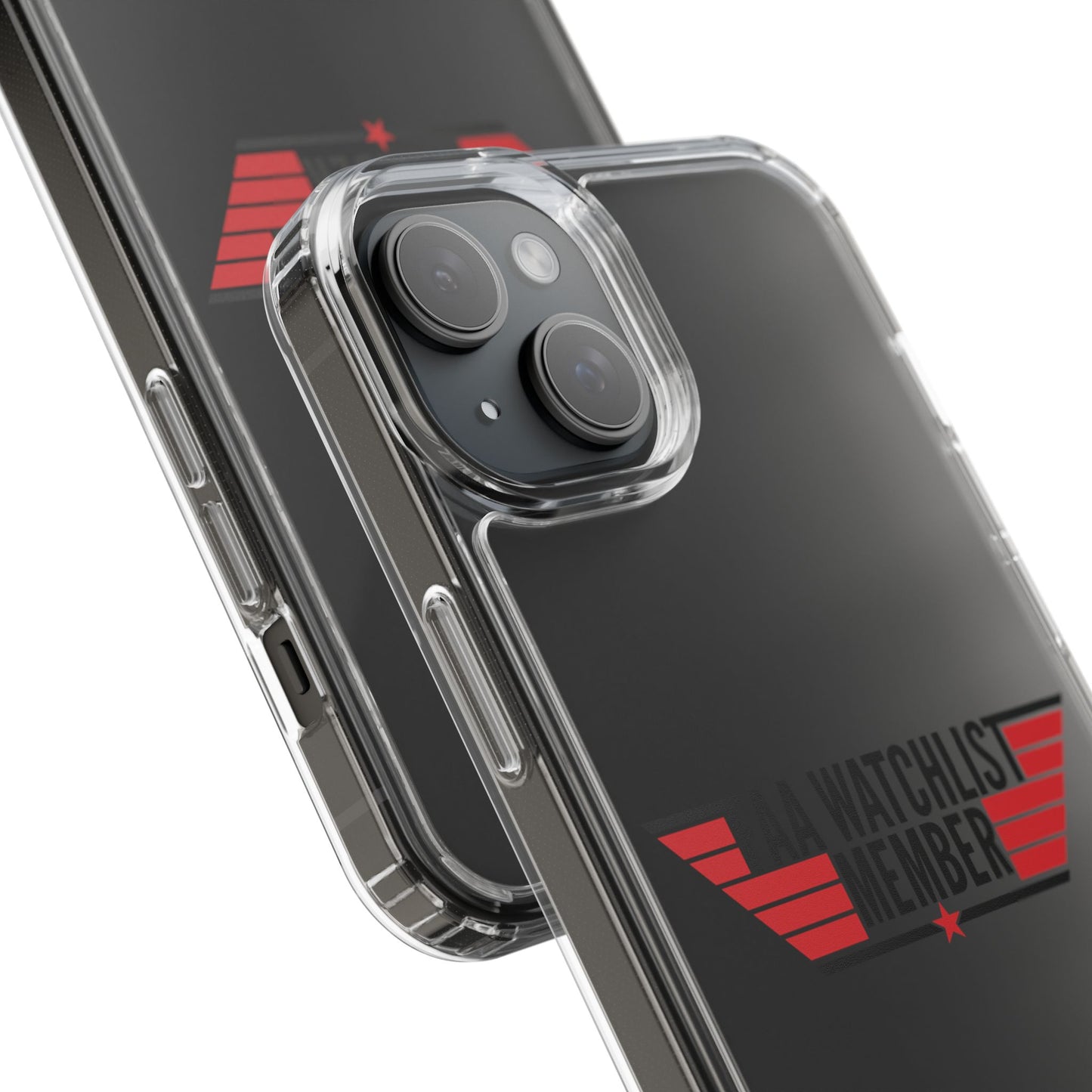 FAA Watchlist Member Clear Phone Case