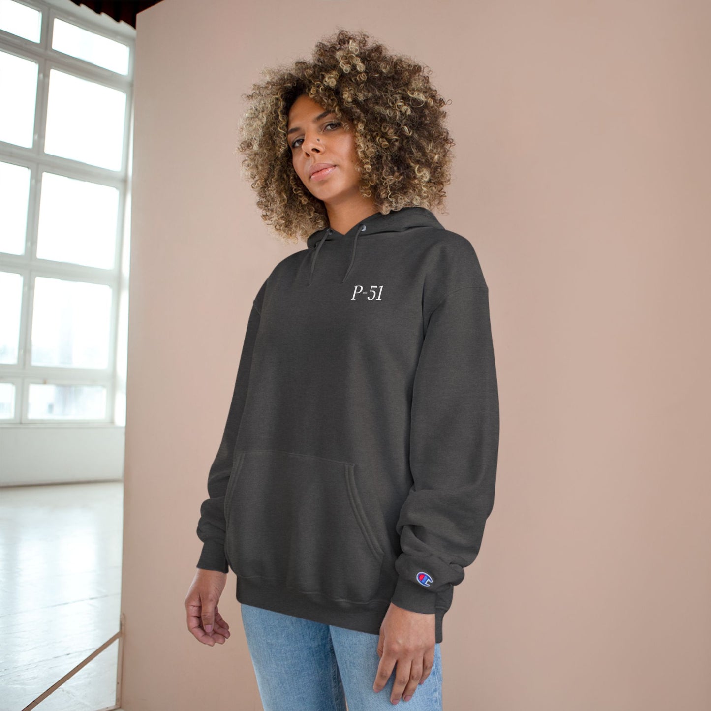 Fly for Victory Vintage P-51 Mustang Champion Hoodie