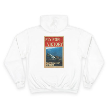 Fly for Victory Vintage Spitfire Champion Hoodie