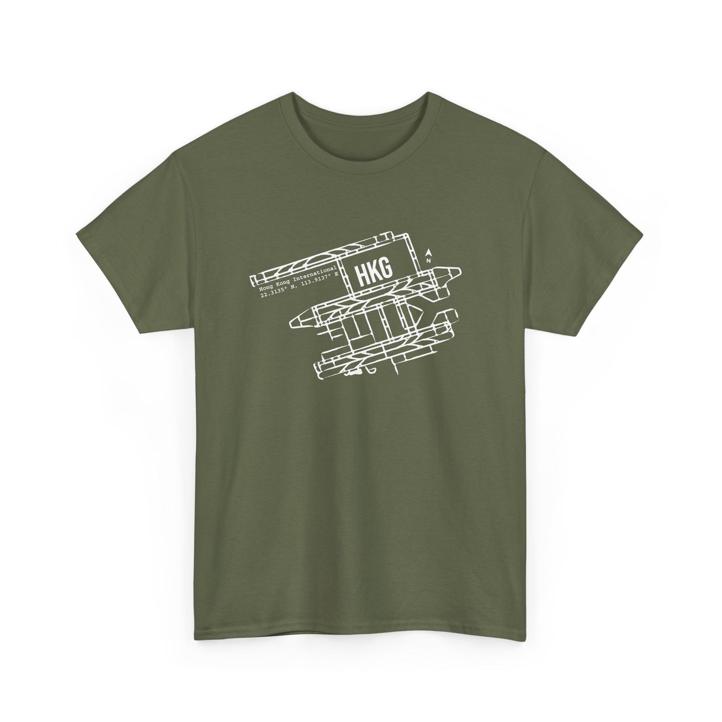 HKG Airport Heavy Cotton Tee