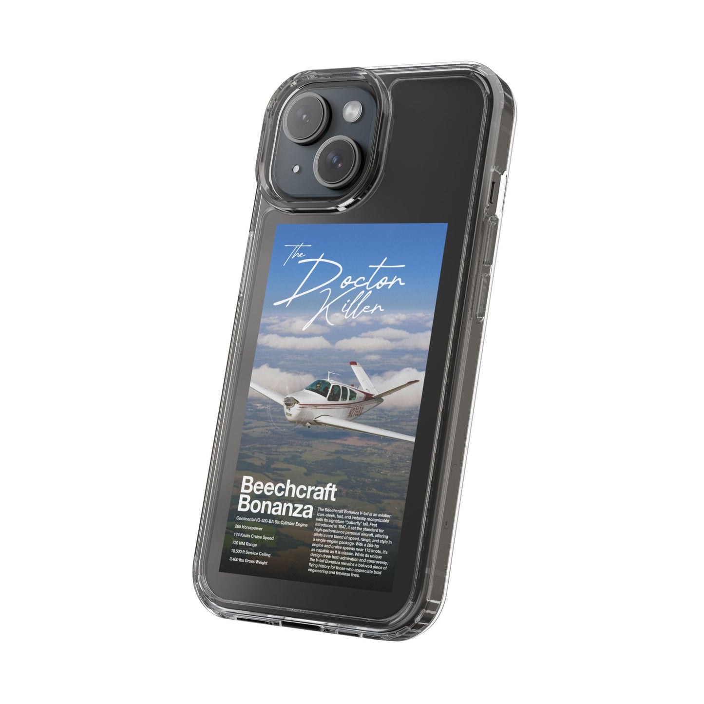 Doctor Killer Clear Phone Case