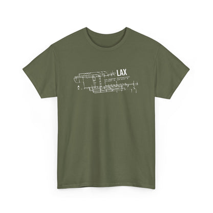 LAX Airport Heavy Cotton Tee