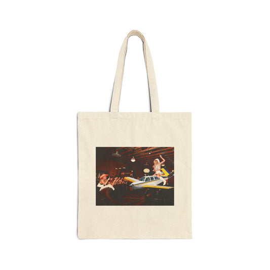 Bonanza Jockey Retro Vintage Cotton Canvas Tote Bag