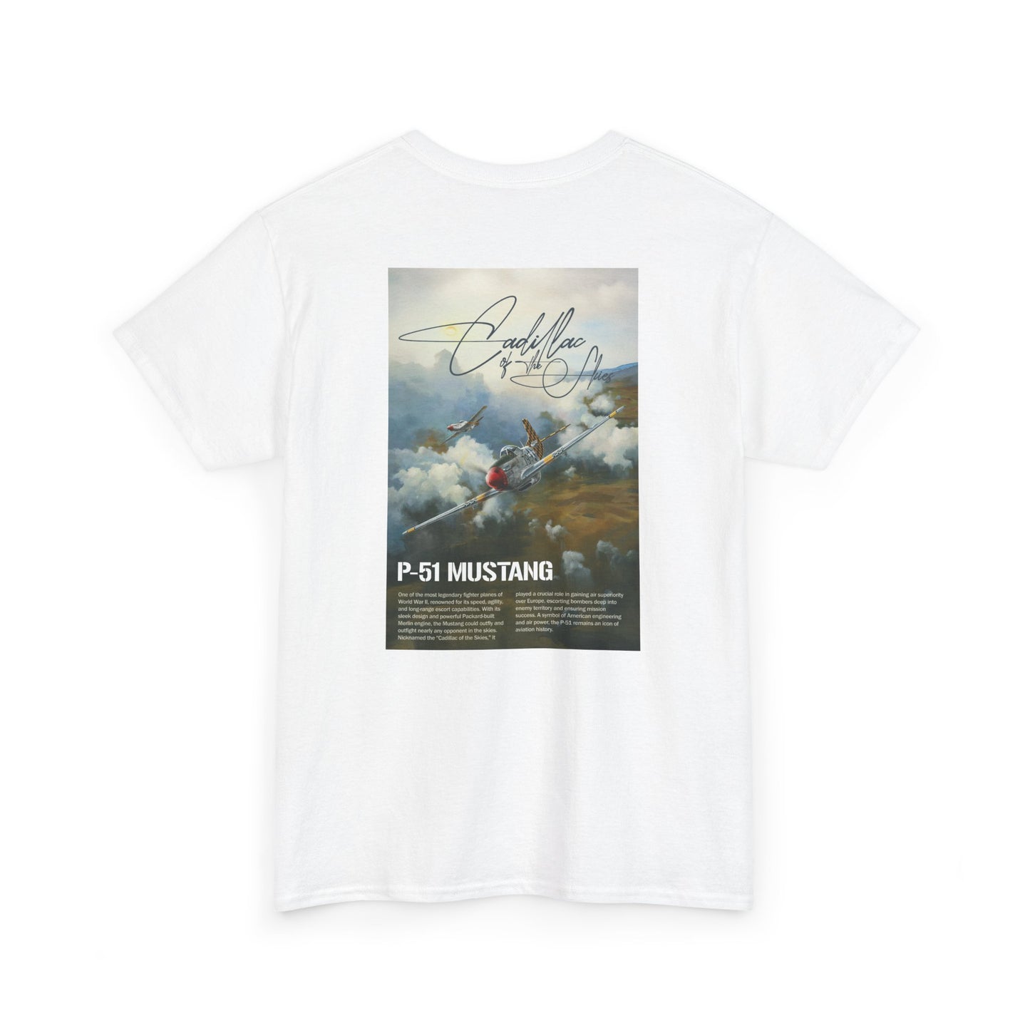 P-51 Mustang Heavy Cotton Tee