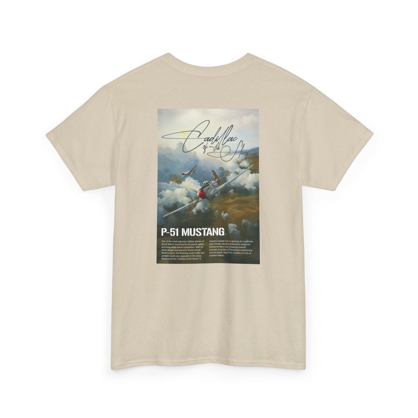 P-51 Mustang Heavy Cotton Tee