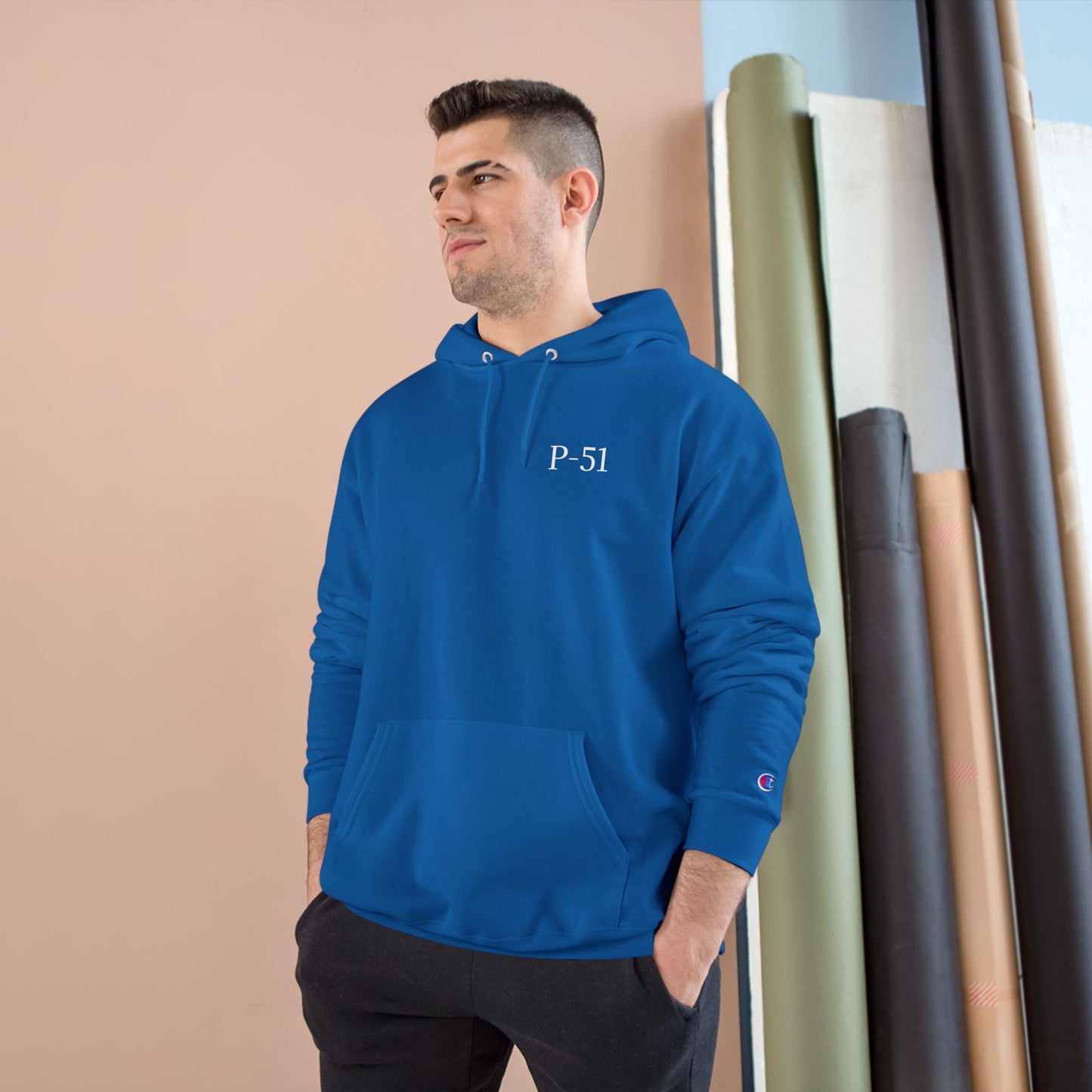 Fly for Victory Vintage P-51 Mustang Champion Hoodie