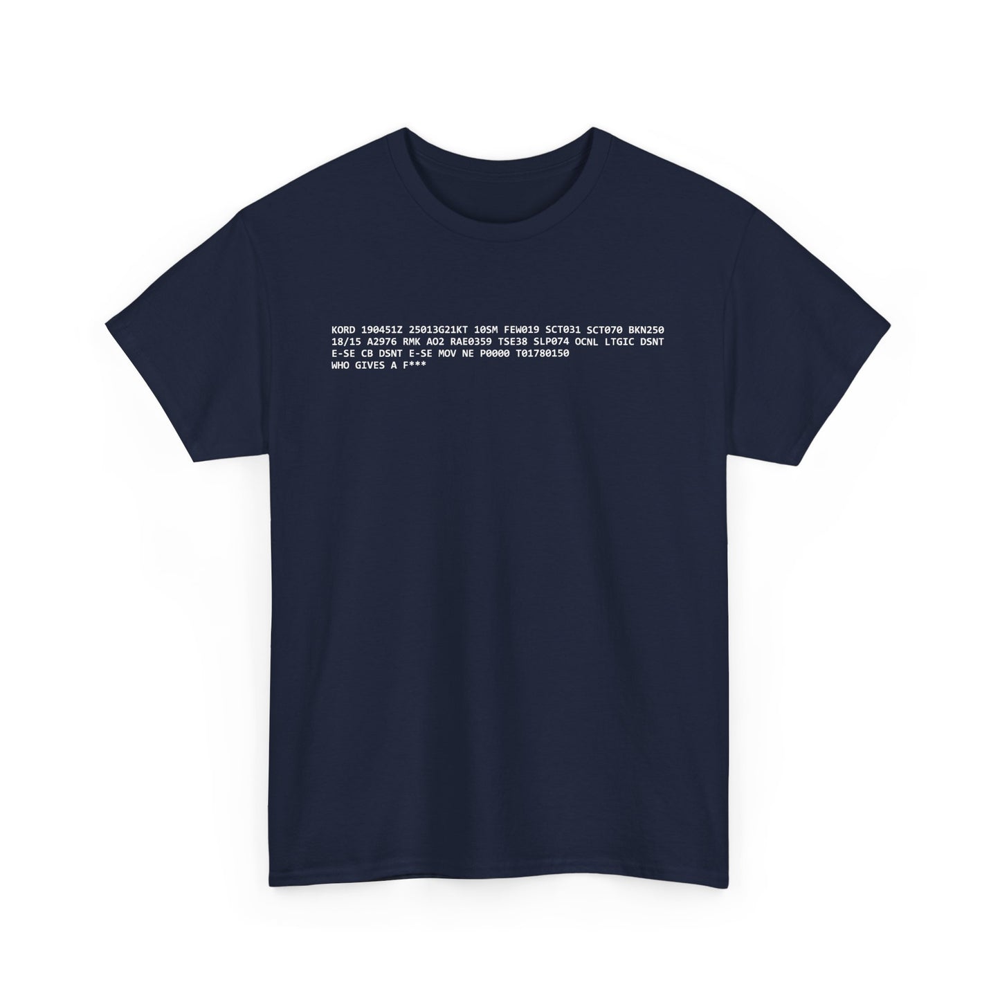 METAR/TAF #1 Heavy Cotton Tee