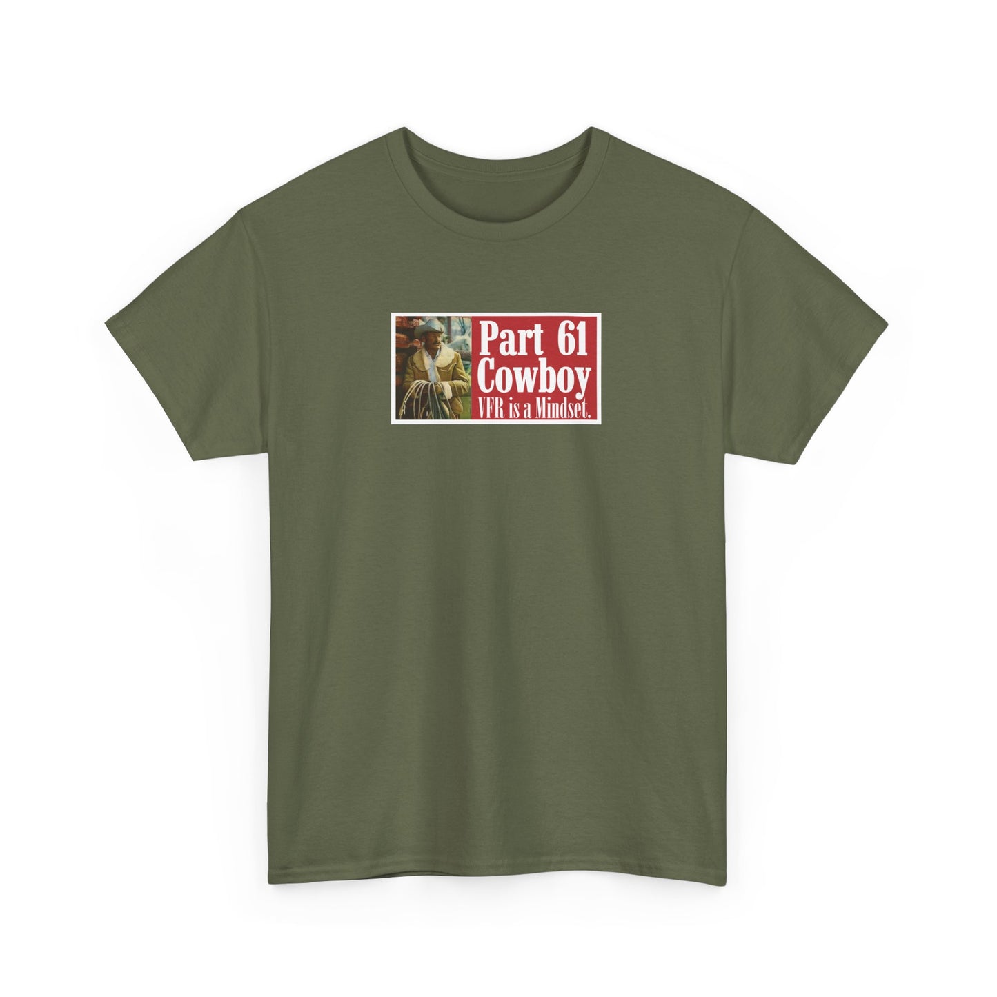 "VFR is a Mindset" Heavy Cotton Tee