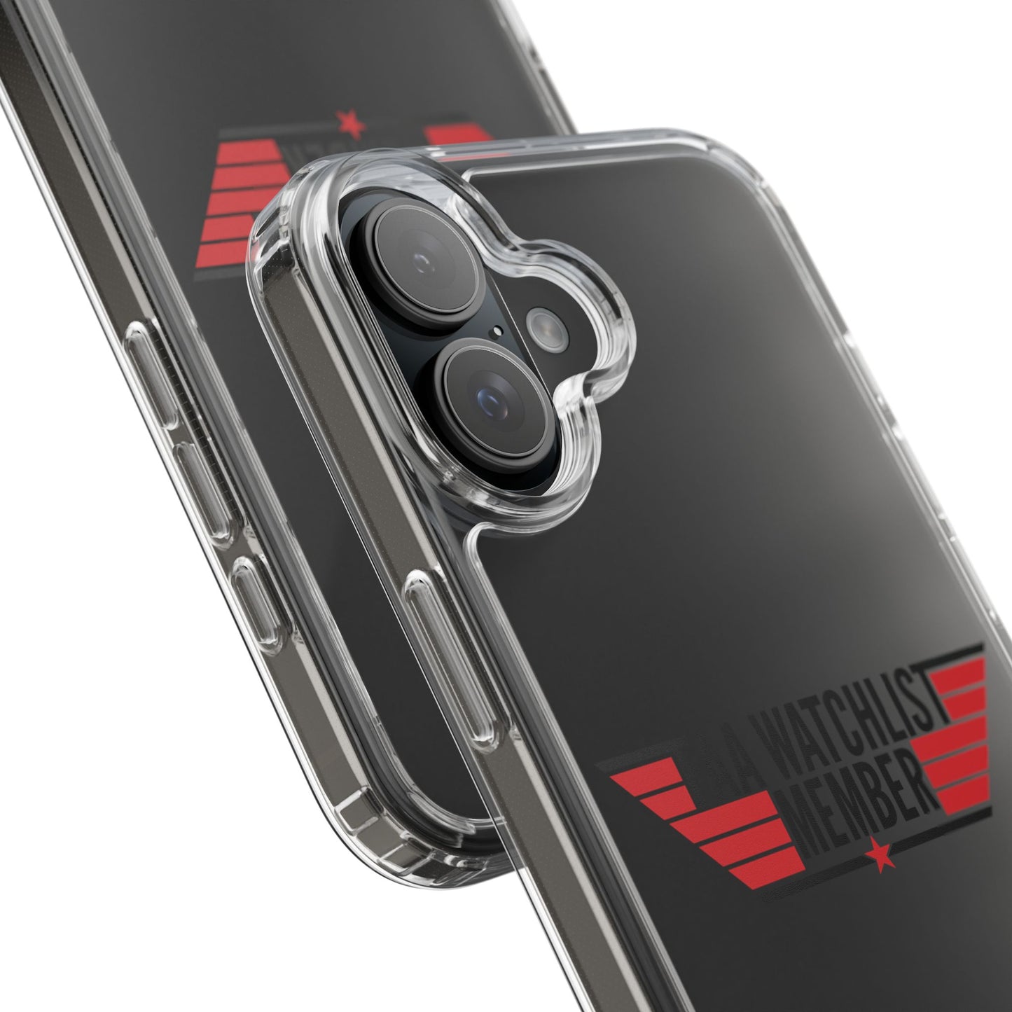 FAA Watchlist Member Clear Phone Case